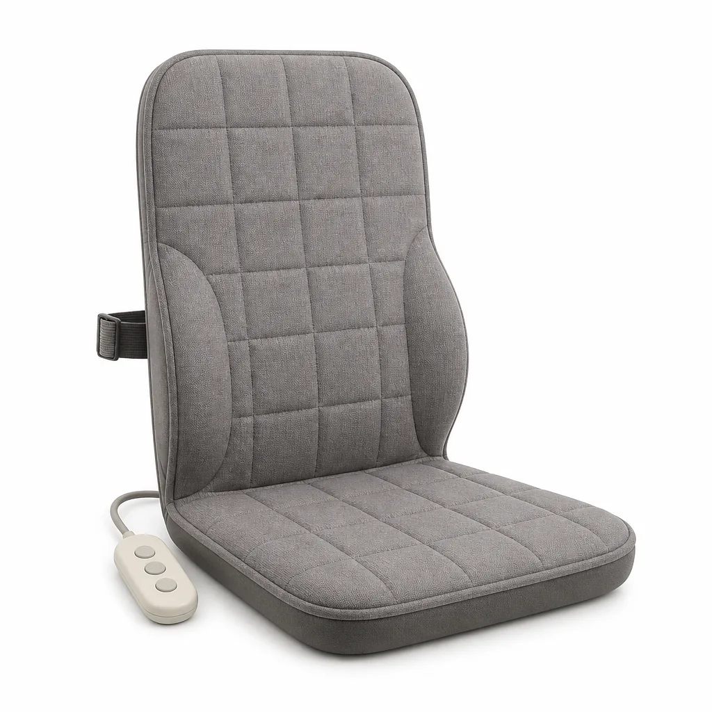 Heated Seat and Lumbar Cushions: Strap Tension, Foam and Chair Fit