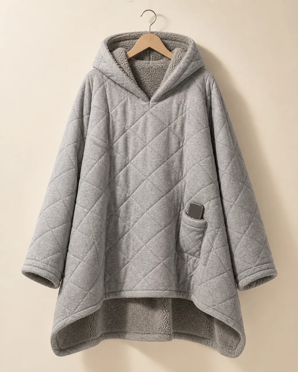 Wearable heated ponchos